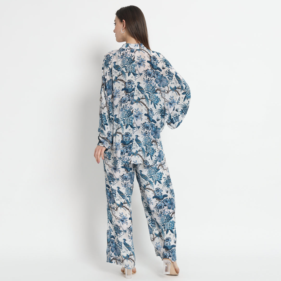 Cairo blue bird co-ord set