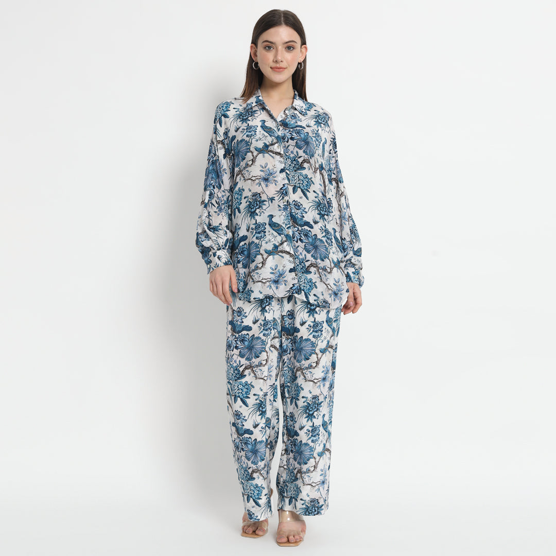 Cairo blue bird co-ord set