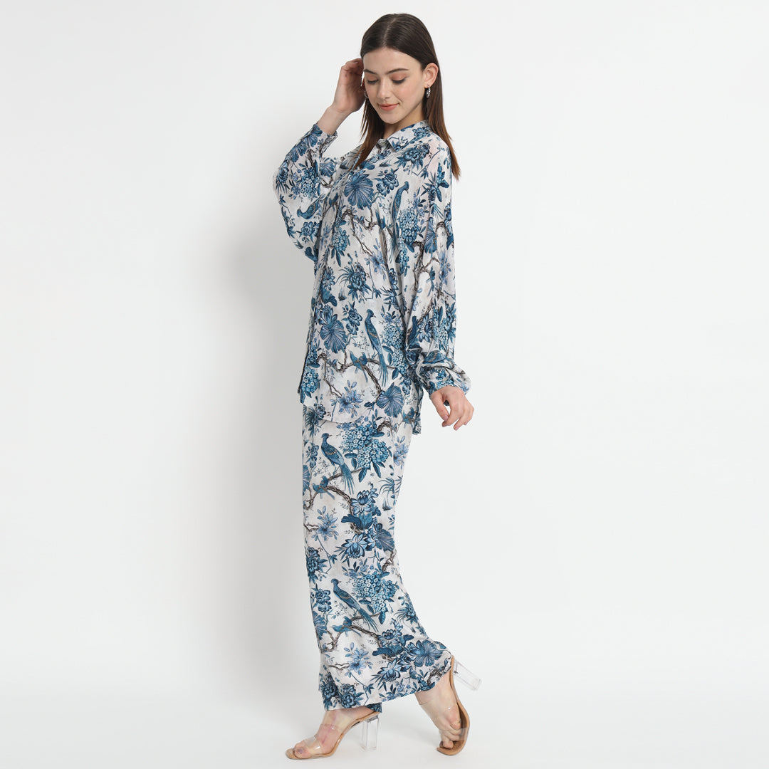 Cairo blue bird co-ord set