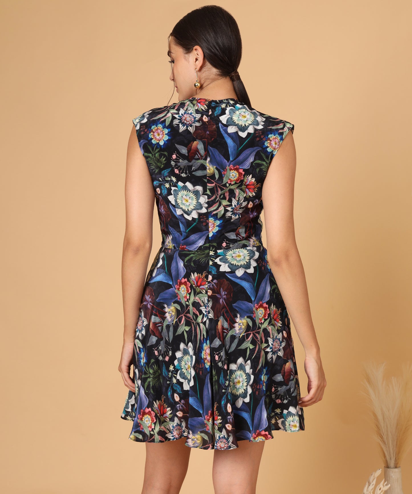 Midnight Floral Dress