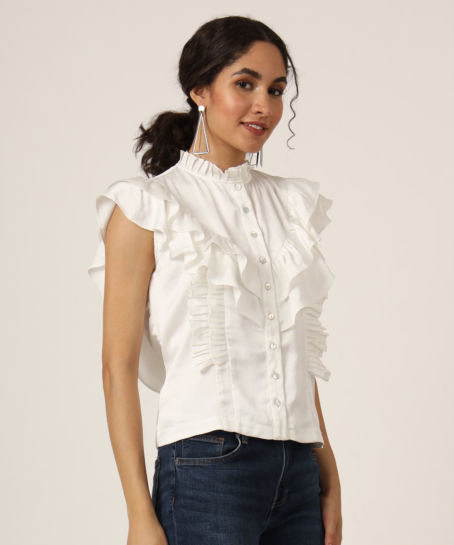 Oslo Ruffle Top