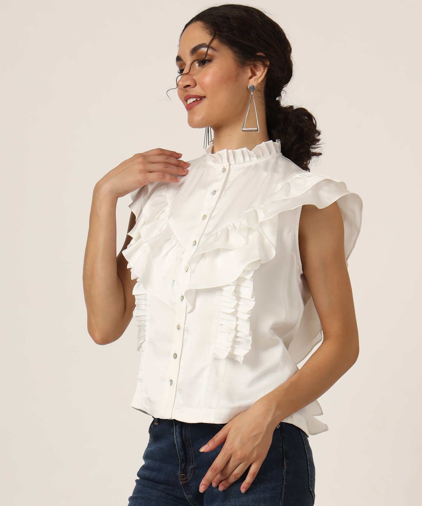 Oslo Ruffle Top